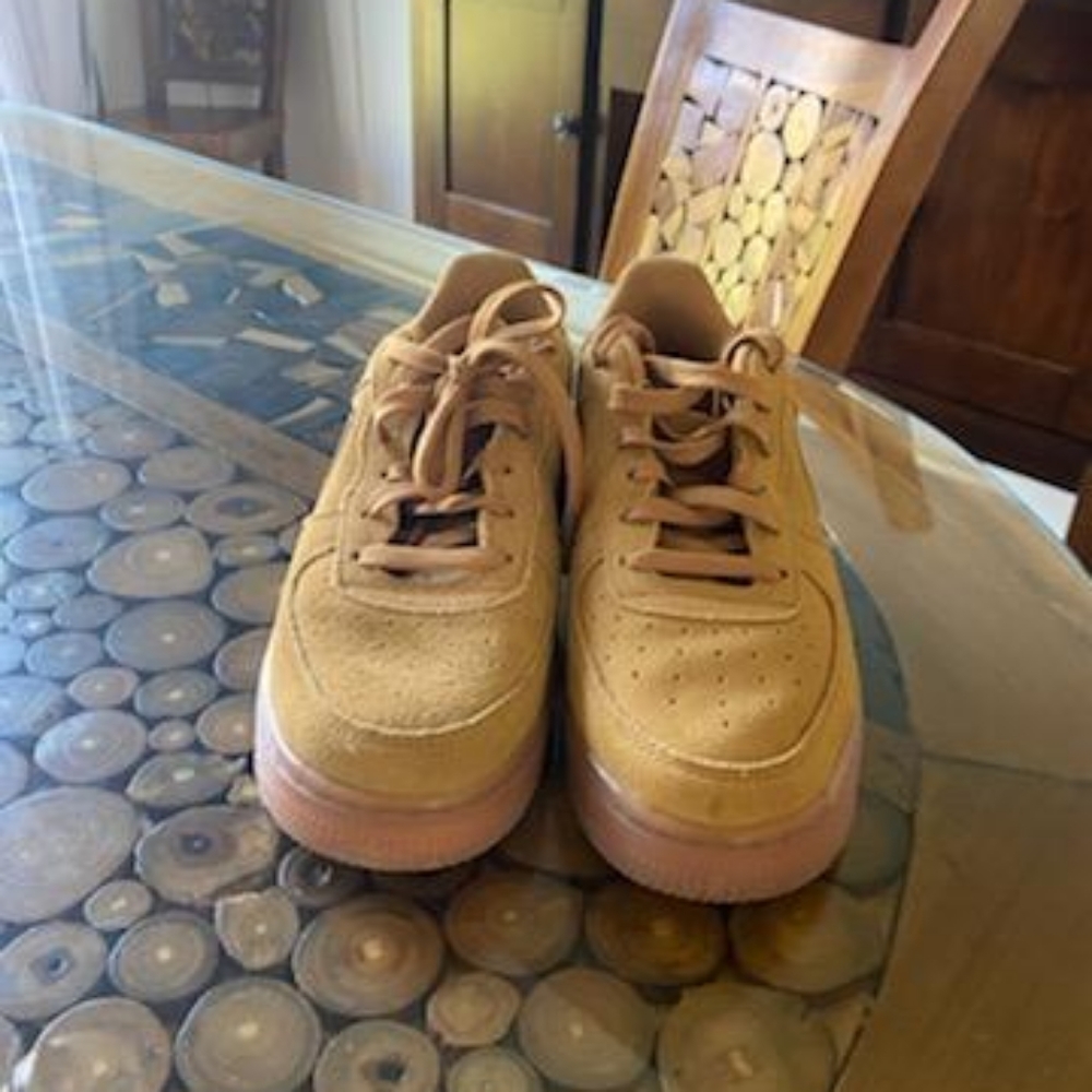 Nike air force 1 wheat low flax